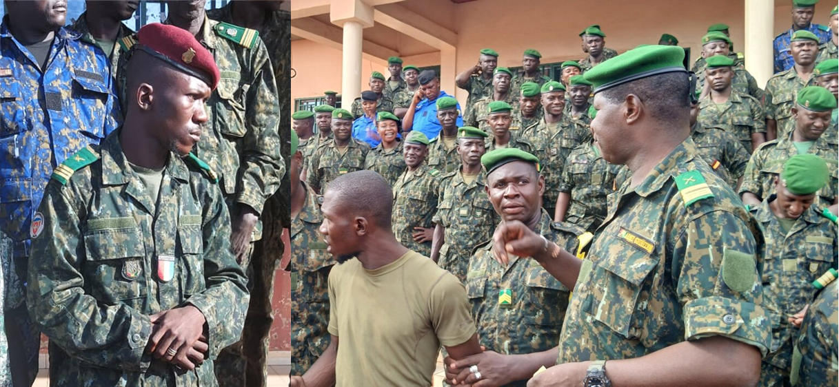 Siguiri : un récidiviste usurpateur d’identité militaire de nouveau arrêté et présenté à la presse